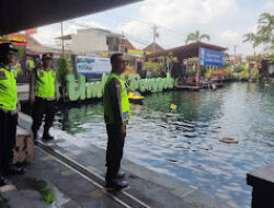 Atasi Lonjakan Pengunjung , Personel Polres Klaten Intensifkan Pengamanan di Kawasan Wisata Polanharjo