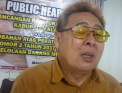 PUBLIC HEARING Anggota DPRD Klaten Pandu Sujatmoko : Bahas Tentang Perubahan Perda No 2 Tahun 2017 Tentang Pengelolaan Barang Milik Daerah