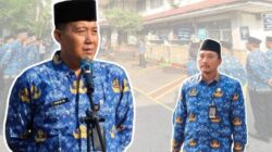 Pegawai Lapas Klaten Kenakan Seragam KORPRI : Perkuat Jiwa Korsa Dalam Apel Kesadaran Nasional