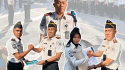 Apresiasi Atas Dedikasi, Kalapas Klaten Sematkan Tanda Kenaikan Pangkat Pegawai