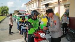 Moment Lebaran Pererat Silaturahmi di Polres Klaten, Ojek Online Dapat Perhatian
