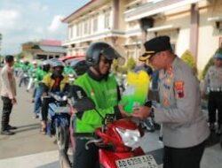 Moment Lebaran Pererat Silaturahmi di Polres Klaten, Ojek Online Dapat Perhatian