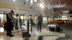 Pastikan Situasi Aman Dan Kondusif, Polres Klaten Sterilisasi gereja Jelang Peringatan Kenaikan Yesus Kritus