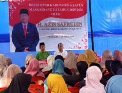Reses H. Azis Safrudin di Desa Bono : Permintaan Warga Terkait  Peningkatan Bidang Pertanian Dipastikan ACC