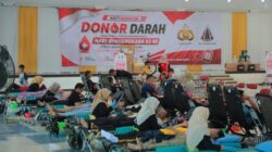 Peringati Hari Bhayangkara , Polres Klaten  Bersama ICK Gelar Donor Darah Massal