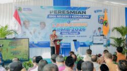 Ahmad Lutfi Resmikan SMA Negeri 1 Kemalang Sekaligus Lounching Penerimaan Siswa Baru