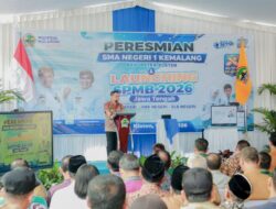 Ahmad Lutfi Resmikan SMA Negeri 1 Kemalang Sekaligus Lounching Penerimaan Siswa Baru