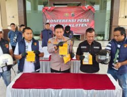 Polres Klaten Amankan Empat Pelaku Aniaya Pelajar Dengan Celurit di Prambanan